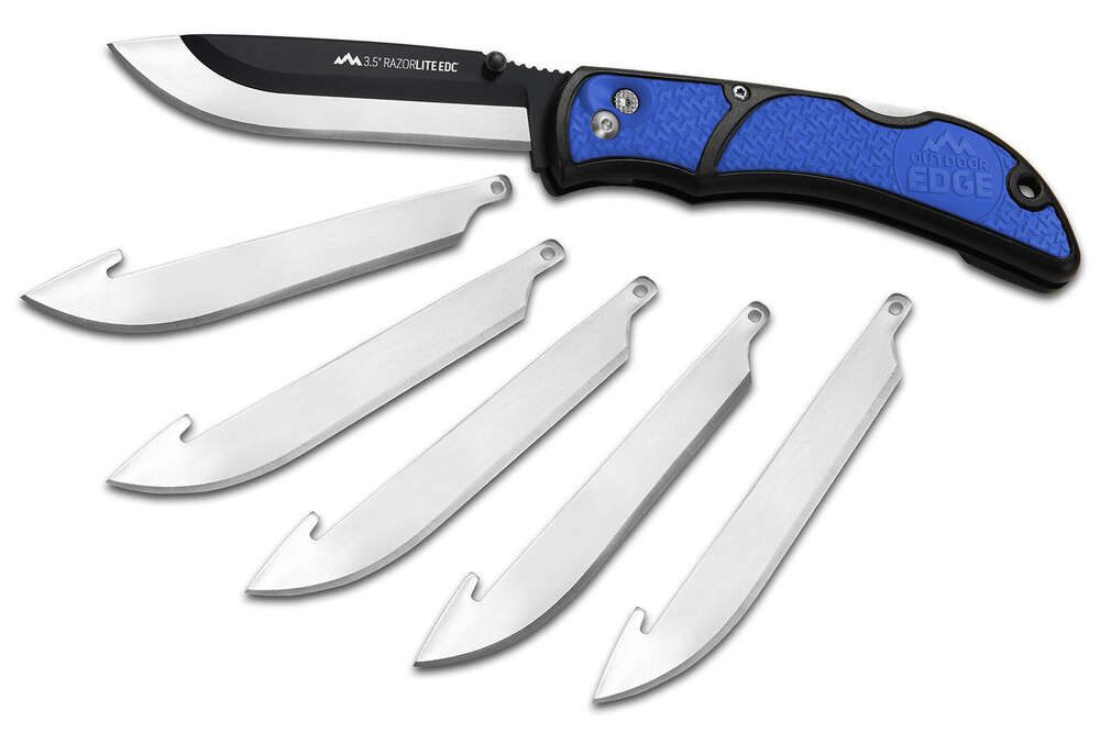 Knives Outdoor Edge Razor EDC Lite OD EDGE RAZOR-EDC LT 3.5" 6 BLDS BLU